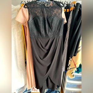 City chic 14 size black dress